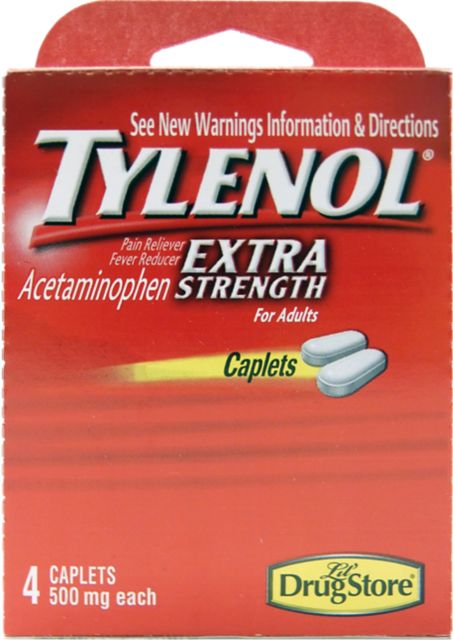 Tylenol Extra Strength Pain Reliever & Fever Reducer 4 CT