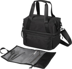 Recycled Lunch Bag Cooler with Utensils